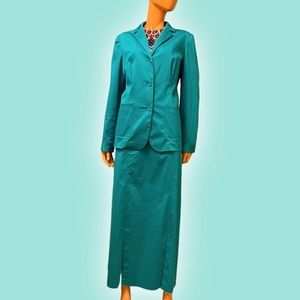 MAGASCHONI Maxi Skirt and Blazer Matching Set Suit